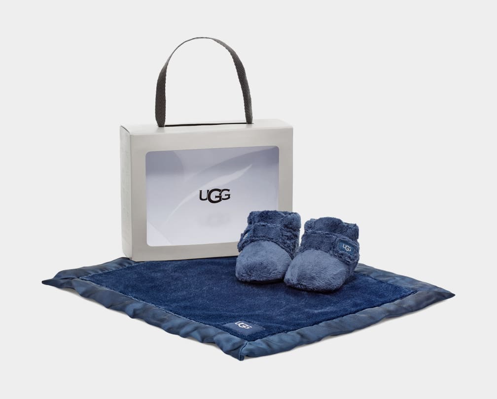 Ugg bixbee bootie sales and lovey blanket